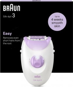 Depilator Braun Braun Silk-épil 3 3-000 biało-fioletowy 7