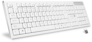 Klawiatura Connect IT CONNECT IT Multimedialna bezprzewodowa klawiatura, wersja CZ + SK, biały 3