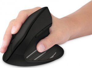Mysz Connect IT FOR HEALTH Verti TriMode ergonomiczna pionowa mysz, bezdrátowa, czarny 6