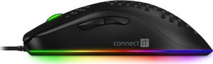 Mysz Connect IT BATTLE AIR 2 profesjonalna optyczna mysz, 12800 DPI, czarna 5
