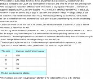 Kamera IP Xiaomi CW400 EU (49897) 13