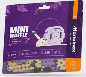 Marioinex Klocki Mini waffle Nature* - Ślimak 50 elementów 2