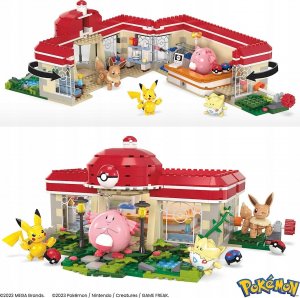 Mega Bloks Zestaw konstrukcyjny Pokemon Leśne centrum HNT93 3