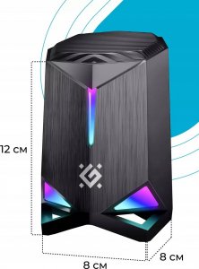 Głośnik Defender Głośniki Defender GRAVITY 2.0 6W USB podświetlenie LED RGB 4