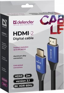 Kabel Defender Kabel HDMI-HDMI Defender 2m v2.1 M/M 6