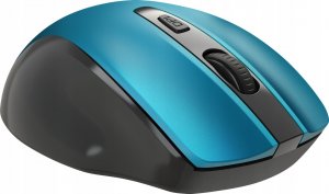 Mysz Defender Mysz bezprzewodowa Defender PRIME MB-053 optyczna bezklikowa silent 1600dpi niebieska 3