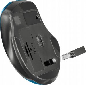Mysz Defender Mysz bezprzewodowa Defender PRIME MB-053 optyczna bezklikowa silent 1600dpi niebieska 5