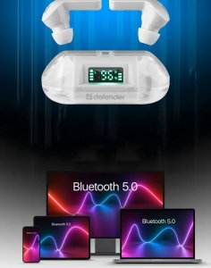 Słuchawki Defender TWINS 916 białe 9