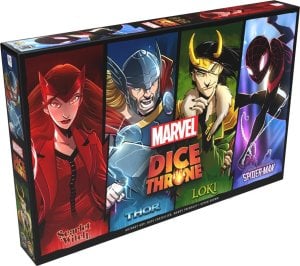 Lucky Duck Games Gra Dice Throne Marvel: Box 1 (Scarlet Witch, Thor, Loki, Spider-Man) 1