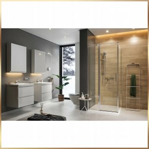 Stamar Biała Szafka Wisząca Łazienkowa pod Umywalkę 60 x 60 x40 Cichy Domyk Połysk 7