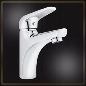 Stamar Szafka Łazienkowa Biała Umywalka Ceramiczna 60 cm Bateria Chrom Aquua Syfon 8