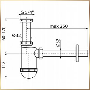 Stamar Szafka Łazienkowa Biała Umywalka Ceramiczna 60 cm Bateria Chrom Aquua Syfon 10