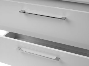 Stamar Szafka łazienkowa z umywalką 80 cm biała połysk 12