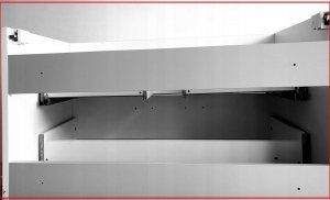 Stamar Szafka łazienkowa z umywalką 80 cm biała połysk 7