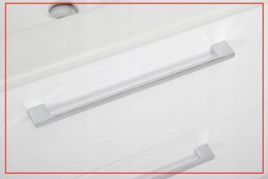 Stamar Szafka łazienkowa z umywalką 80 cm biała połysk 9