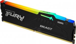 Pamięć Kingston Fury Beast RGB, DDR5, 64 GB, 6000MHz, CL30 (KF560C30BBAK2-64) 6