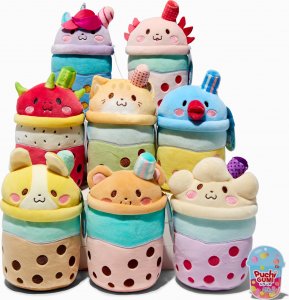 Epee Maskotka Bubble Tea Bąblusie 21 cm Truskawkowy Stworek Aksolotl 3