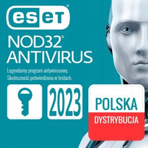 ESET Oprogramowanie ESET NOD32 Antivirus BOX 5U 12M przedłużenie 1