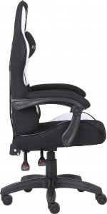 Fotel Alpha Gaming Kevlar Biały Tkanina Materiał 4