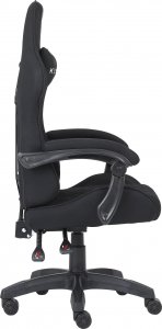 Fotel Alpha Gaming Kevlar Czarny Tkanina Materiał 3