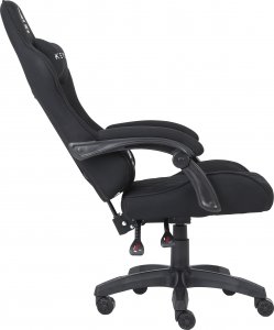 Fotel Alpha Gaming Kevlar Czarny Tkanina Materiał 4