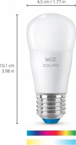 WiZ Luster E27 4,9W 2200-6500 (RGB) P45 E27 1 pcs lightsource 8