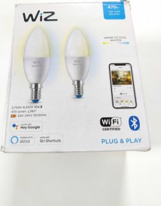 WiZ WiZ,Candle,4,9W,2700-6500,C37,E14,2 pcs lightsource 11
