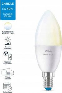 WiZ WiZ,Candle,4,9W,2700-6500,C37,E14,2 pcs lightsource 12