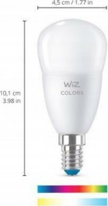 WiZ WiZ,Luster E14,4,9W,2200-6500 (RGB),P45,E14,1 pcs lightsource 10