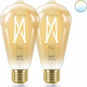 WiZ WiZ,ST64 Edison,7W,2000-5000,ST64,E27,2 pcs lightsource 1