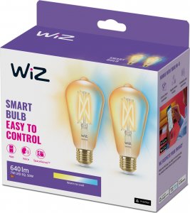 WiZ WiZ,ST64 Edison,7W,2000-5000,ST64,E27,2 pcs lightsource 11