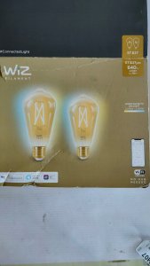 WiZ WiZ,ST64 Edison,7W,2000-5000,ST64,E27,2 pcs lightsource 9
