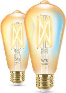 WiZ WiZ,ST64 Edison,7W,2000-5000,ST64,E27,2 pcs lightsource 10