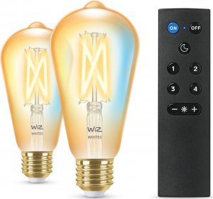 WiZ ,ST64 Edison,7W,2000-5000,ST64,E27,2 pcs lightsource + 1 remote controller 17