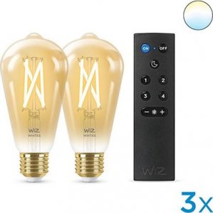 WiZ ,ST64 Edison,7W,2000-5000,ST64,E27,2 pcs lightsource + 1 remote controller 21