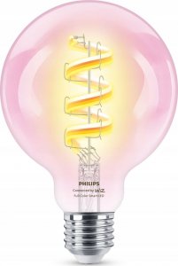 Philips WiZ | Philips Smart WiFi Filament Clear G95 RGB | E27 | 6.3 W | Full colour 4