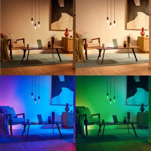 Philips WiZ | Philips Smart WiFi Filament Clear G95 RGB | E27 | 6.3 W | Full colour 10