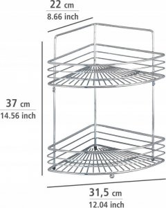 Koszyk prysznicowy Wenko Wenko Milano 16821100 srebrny 4