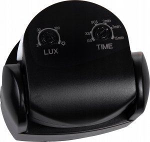 Maclean Czujnik ruchu PIR Maclean, na podczerwień, IP65, czarny, zasięg 12m, max. obiążenie 800/1200W, MCE468 B 7