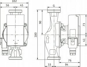 Wilo PUMP CIRCULATION ATMOS PICO 25/1-8 180 3
