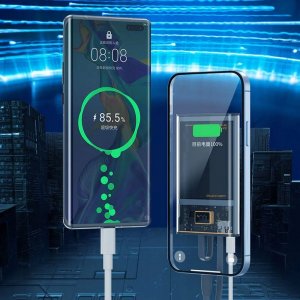 Powerbank Wekome Power bank 10000 mAh Super Charging z wbudowanym kablem USB-C & Lightning PD 20W + QC 22.5W 9