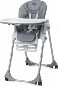 Chicco KRZESŁO POLLY EASY 4 KÓŁKA GREY MELANGE 1