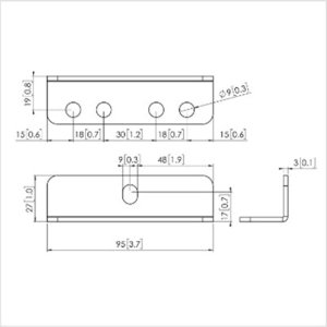 Vogels Vogels | Other | PFA 9126 Bracket kit for PFB 34xx | Silver 2