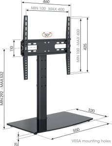 Vogels Vogel's MS3085-A1 Table-Top Stand Medium | Vogels 5