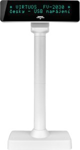 Virtuos Virtuos VFD zákaznický displej Virtuos FV-2030W 2x20 9mm, USB, bílý 1
