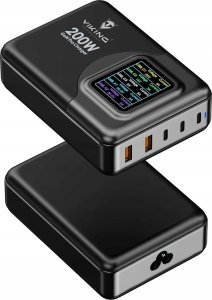 Ładowarka Viking Viking nabíječka USB GaN 200W PD Pro 4