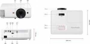 Projektor ViewSonic PX704HD 18