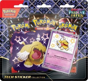 Pokemon Karty Paldean Fates Tech Sticker Greavard 1