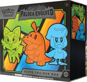 Pokemon Karty Scarlet & Violet - Paldea Evolved - Elite Trainer Box 1