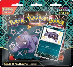 Pokemon Karty Paldean Fates Tech Sticker Maschiff 1